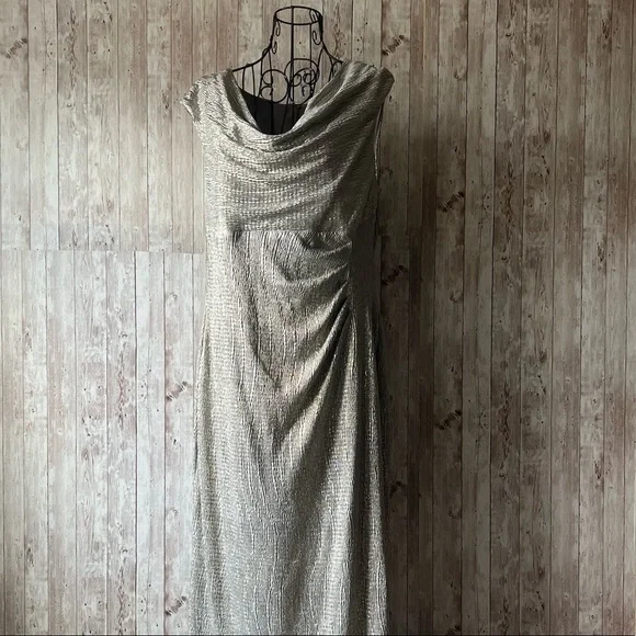 connected Apparel Silver Dress